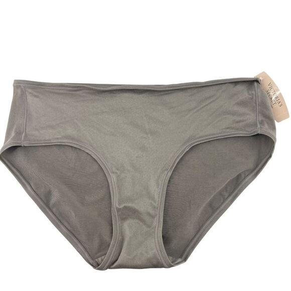 Victoria's Secret Silk Satin Everyday Perfect Hiphugger Pantie Taupe Size Large - Picture 1 of 5